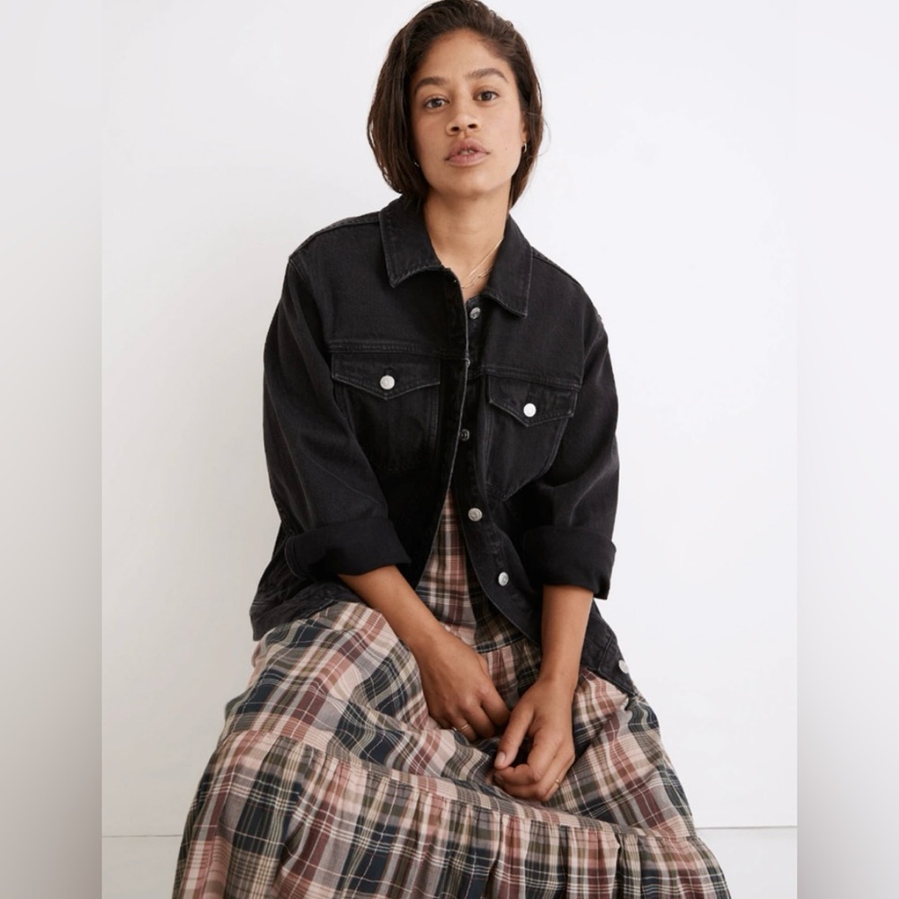 Madewell Black Jean Jacket